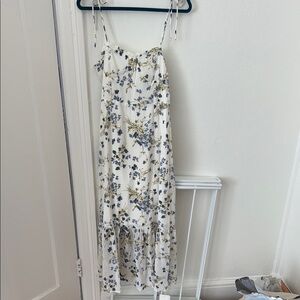 Commense Floral Spaghetti Strap Dress